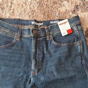 Wrangler Dark Blue Denim Jeans,34×32⭐️